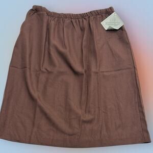 WORSTERLON Women’s 20 Brown Skirt - VINTAGE